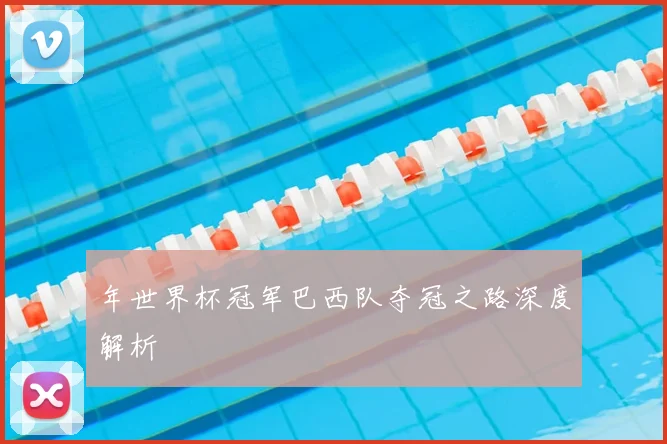 年世界杯冠军巴西队夺冠之路深度解析